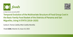 Temporal Evolution of the Multivariate Structure of Food Group Cost in the Basic Family Food Basket of the Districts of Panama and San Miguelito, Using X-STATIS (2018–2025)